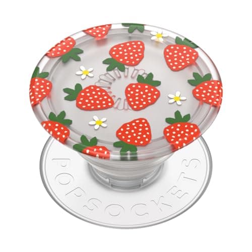 ​​​​Poignée de téléphone PopSockets avec béquille extensible, poignée adhésive - Baies et crème