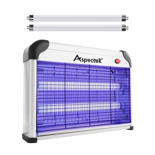 ASPECTEK 20W Bug Zapper électrique intérieur. Zapper contre les moustiques, les mouches, les mites et les moucherons fongiques pour les cuisines, les chambres, les salons et les patios couverts,...
