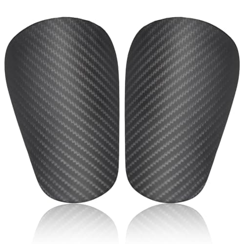 2pcs Mini Soccer Shin Guards, Dark Grey Extra Mini Football Shin Pads Youth and Adults Protective Equipment for Men Women Kids Boys Girls