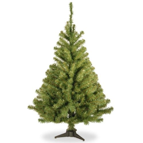 National Tree Company 3 ft Unlit Kincaid Spruce Mini Artificial Christmas Tree, 113 Tips, Includes Stand, Green