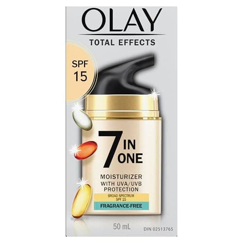 Olay Total Effects Hydratant UV anti-âge 7 en 1 FPS 15, sans parfum, 50 ml