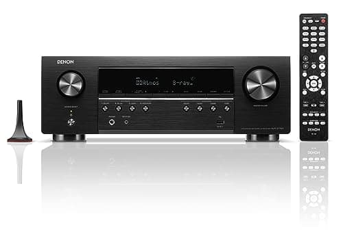 Denon AVR-S770H 7.2 Ch Home Theater Receiver - 8K UHD HDMI Receiver (75W X 7), Wireless Streaming via Built-in HEOS, Bluetooth & Wi-Fi, Dolby...
