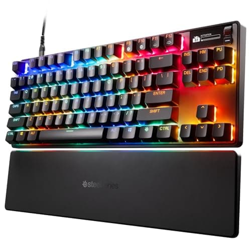 Commutateurs hypermagnétiques SteelSeries Apex Pro TKL Gen 3 OmniPoint 3.0 — Actionnement réglable — Déclenchement rapide — Préréglages prêts pour le jeu — Mode de protection —...