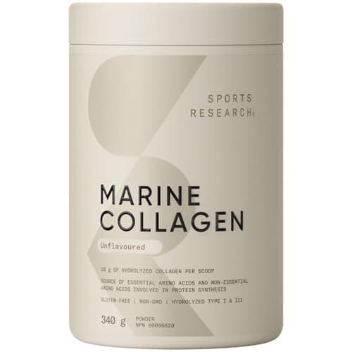 Sports Research Marine Collagen Peptides Powder - Sourced from Wild-Caught Fish, Pescatarian Friendly, Keto Certified & Non-GMO Verified - Easy to...