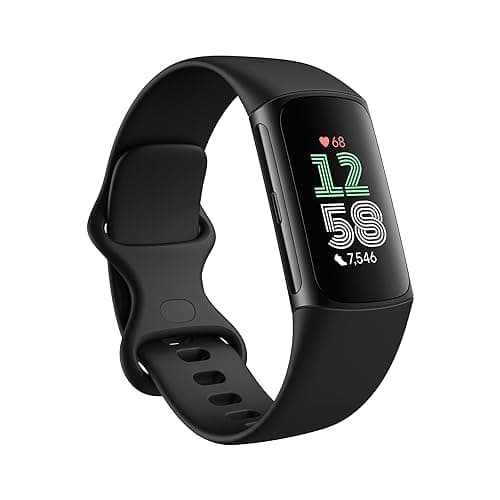 Tracker de santé et de forme physique avancé Google Fitbit Charge 6 avec GPS intégré, outils de gestion du stress, suivi du sommeil...