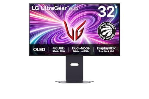 LG Ultragear™ OLED 32GS95UV-B - 32 inch Dual-Mode Gaming Monitor | Dual-Mode (4K 240Hz FHD 480Hz) / UHD (3840 x 2160) / 0.03ms (GtG) / DCI-P3 98.5%