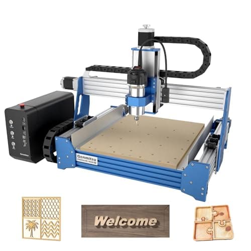 Machine de routeur CNC Genmitsu PROVerXL 4030S avec broche de 710 W, fraiseuse CNC de bureau à 3 axes améliorée pour le bois, le métal, l'acrylique, haute précision...