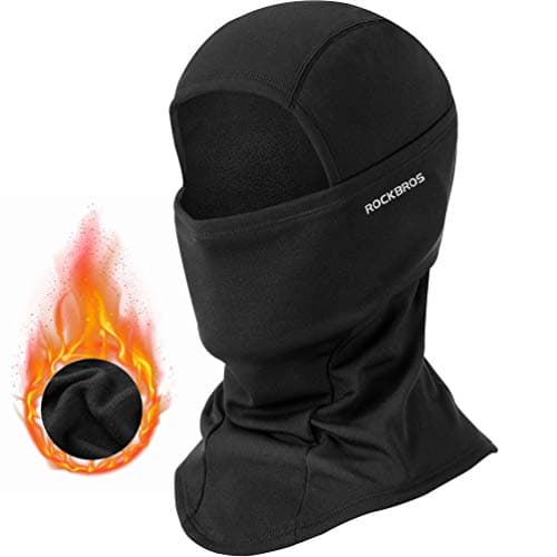 ROCKBROS Men's Balaclava Windproof Ski Mask for Cold Weather Balaclava Mask Winter Thermal Fleece Hood for Motorcycle Cycling Helmet Outdoor...