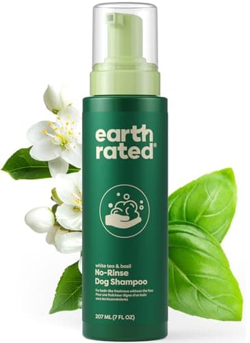 Earth Rated (A Canadian Company), No-Rinse Dog Shampoo, Convenient Waterless Dog & Puppy Shampoo for Cleaning, Conditioning & Detangling, for All...