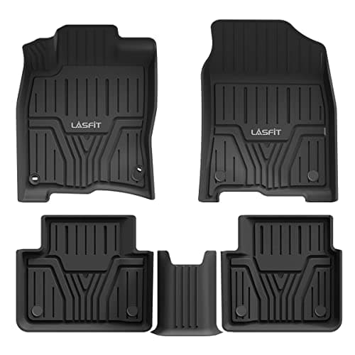 LASFIT Tapis de sol pour Honda Civic 2016-2021 Berline/Coupé/Hatchback/Type R, 𝐑𝐞𝐢𝐧𝐟𝐨𝐫𝐜𝐞𝐝 𝐑𝐢𝐛𝐬 pour...