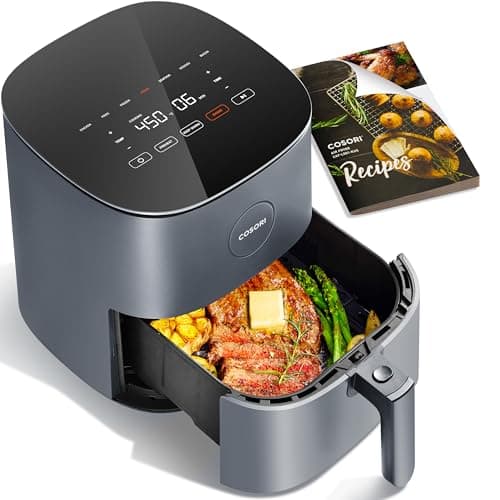 COSORI Air Fryer 5Qt(4.7L), 9-In-1 Less Oil Airfryer Oven, UP to 450℉, Quiet Operation, 30 Exclusive Recipes, Nonstick Basket, Compact, Dishwasher...