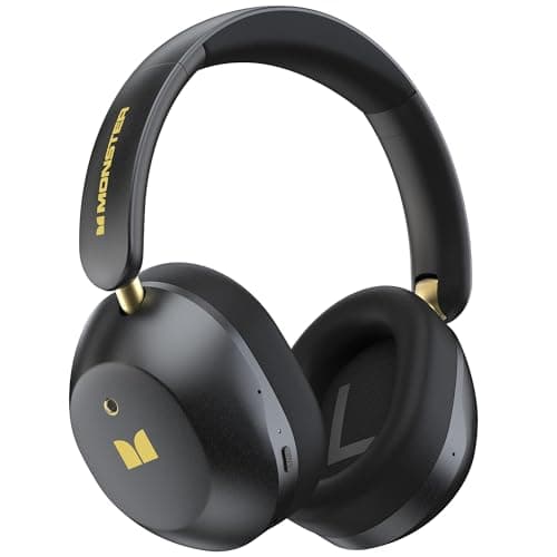 Monster Persona 6th ANC Active Noise Cancelling Headphones, Bluetooth Headphones Over Ear with 3 EQ Modes, HiFi Stereo Audio, 60H Playtime,...