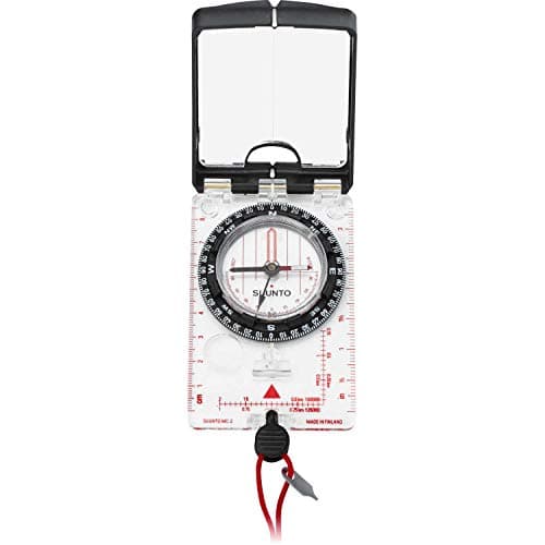 SUUNTO MC-2 North Compass: Top-of-The-line Compass for Professionals & serious Hikers, Quadrant Scale with CM/in Ruler