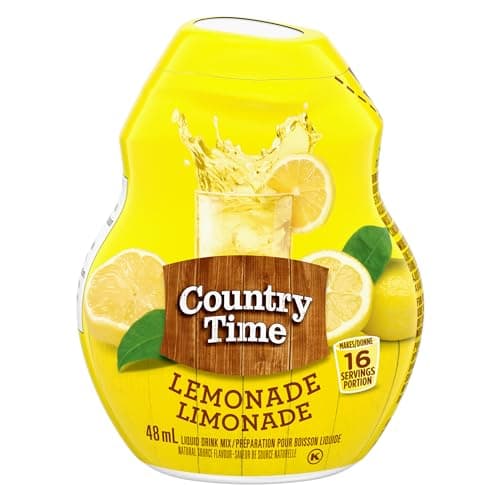 Country Time Lemonade Liquid Drink Mix, 48 mL Bottle (Pack of 12)