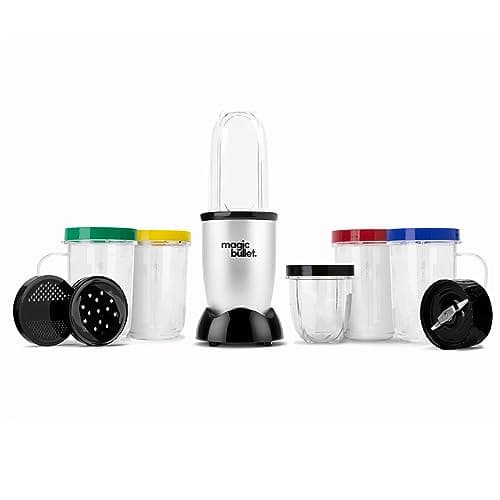 Mélangeur, mixeur et mini robot culinaire Magic Bullet en un (ensemble de 17 pièces)