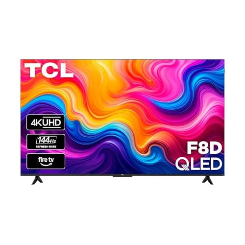 TCL 65 Inch F8D Series 4K QLED with Dolby Vision HDR & Dolby Atmos Smart TV with Fire TV, Alexa+, 144Hz Refresh Rate, Game Accelerator 288, High...