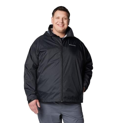 Columbia Glennaker Lake II Veste de pluie pour homme Noir Taille M