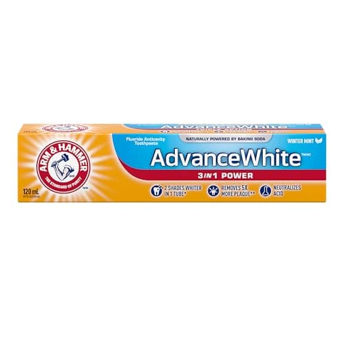 ARM & HAMMER Advance White Toothpaste 3in1 Power - Whitening, Deep Stain Removal, Acid Neutralization, 120ml