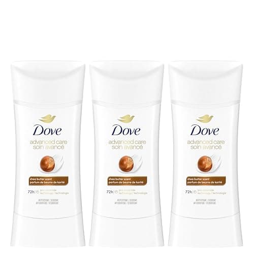 Dove Advanced Care Antiperspirant Stick for women Shea Butter for 48-Hour Protection, Cruelty-Free Women's Antiperspirant, 74g (Pack of 3)