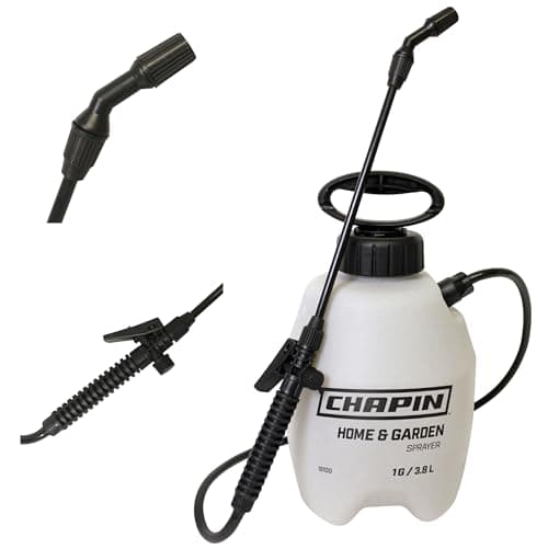 Chapin 16100 Pump Sprayer, 1G (3.8 L), Lawn & Garden, Translucent Poly Tank, Adjustable Cone Nozzle, Ergonomic Handle & in‑Tank Filter for...