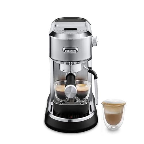 De’Longhi Dedica Maestro Espresso Machine with Milk Frother, 15-Bar Pump & Temperature Control - Barista Coffee Maker Kit for Espresso, Latte,...