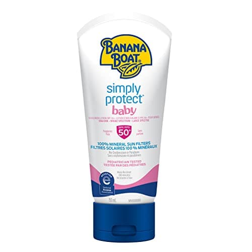 Lotion écran solaire pour bébé Simply Protect Banana Boat, FPS 50+