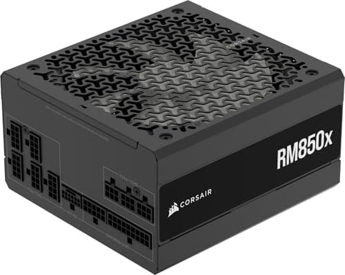 Alimentation ATX à faible bruit entièrement modulaire CORSAIR RM850x – Conforme ATX 3.1 – Prise en charge PCIe 5.1 – Efficacité Cybenetics Gold – Natif 12V-2x6...