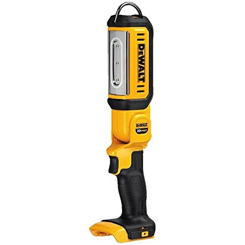 DEWALT 20V MAX LED Work Light, Rechargeable Flashlight, Pivoting Head, Hand Held, Tool Only (DCL050)