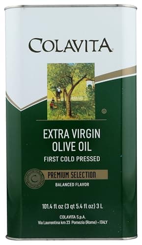 Colavita Premium Selection Extra Virgin Olive Oil, Tin, 3 Liter