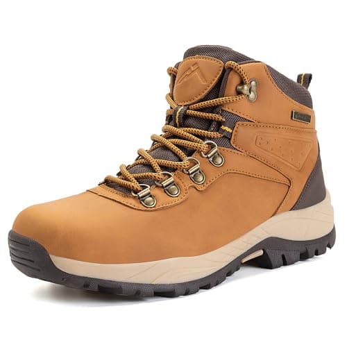 CC-Los Bottes de randonnée imperméables pour femme, chaussures de trekking, de camping, de randonnée, jaune, taille 6