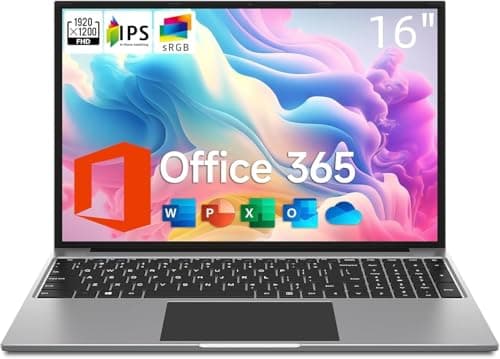 Jumper 16 Inch Laptop, 1200p IPS FHD Display, 4GB RAM 128GB Storage Expandable 1TB, Office 365 1-Year Subscription, 5305U Processor, Windows 11...