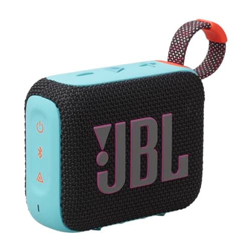 JBL Go 4 - Haut-parleur Bluetooth ultra-portable, étanche et anti-poussière, son Big Pro avec des basses percutantes, batterie intégrée de 7 heures, fabriqué en partie avec...