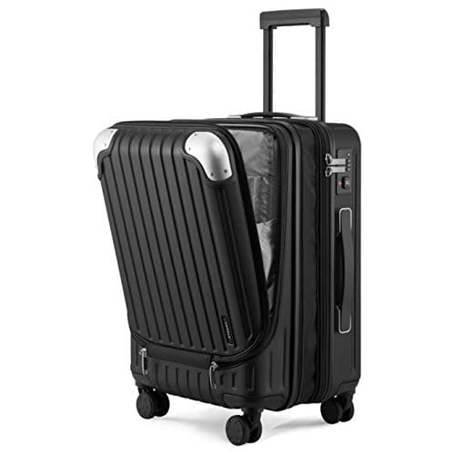 LEVEL8 Grace Carry On Luggage for Airplanes, 20 Inch Expandable Suitcases for Travelling with Spinner Wheels, Hard Shell Luggage Bag with TSA Lock,...