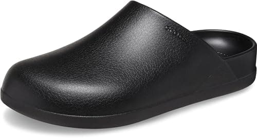 Crocs Unisex-Adult Dylan Clogs, Black, 9 Women/7 Men