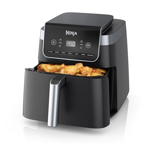 Ninja Air Fryer Pro XL 7-en-1, Max Crisp Tech, 450F pour des résultats plus chauds et croustillants, capacité de 6,5 QT, Max Crisp, Grill, Air Fry, Rôti, Cuire, Réchauffer,...