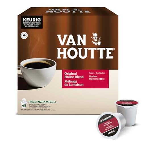 Van Houtte Original House Blend K-Cup Coffee Pods, 48 Count For Keurig Coffee Makers
