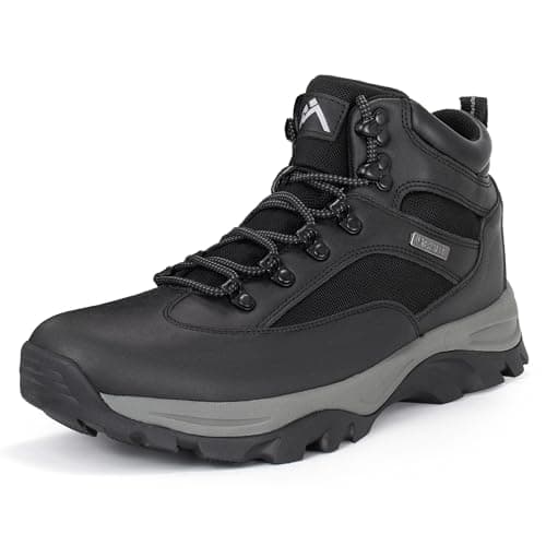 CC-Los Bottes de randonnée imperméables pour homme - Coupe décontractée - Légères - Noir - Taille 8 de large