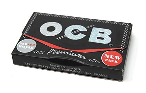 Papier à rouler OCB Premium Black - Papiers BLOC 300-1 1/4 - 3 paquets de 100 papiers