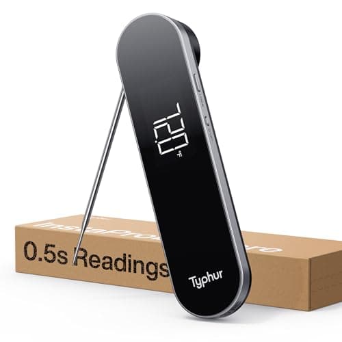 Typhur InstaProbe Core 0,5 Sec Thermomètre à viande à lecture instantanée pour la cuisson, Thermomètre à viande professionnel numérique avec IP67 étanche pour grill,...