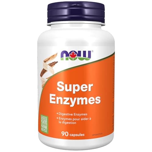 NOW Suppléments, super enzymes, formulés avec de la bromélaïne, de la bile de bœuf, de la pancréatine et de la papaïne, super enzymes, 90 gélules
