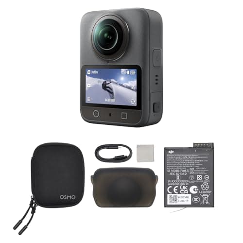 DJI Osmo 360 Standard Combo, 360 Camera With 1-Inch 360° Imaging, Native 8K 360° Video, 4K/120fps & 170° Boost Video, 120MP 360° Photo, 100-Min 8K...