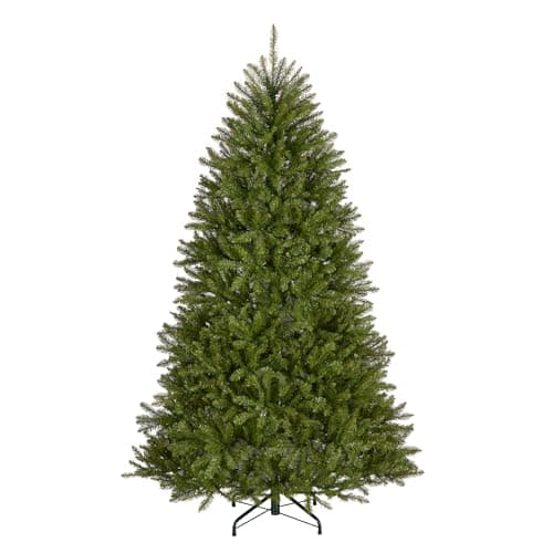 National Tree Company Sapin de Noël artificiel Dunhill non éclairé de 7 pieds, 2 144 pointes, support inclus, vert