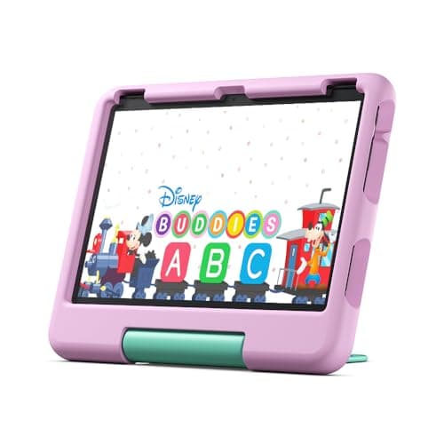 Tablette Amazon Fire HD 10 Kids, comprend un pare-chocs à l'épreuve des enfants de 3 à 5 ans, du contenu sans publicité avec contrôle parental, une batterie de 13 heures, 32 Go, rose, le dernier modèle