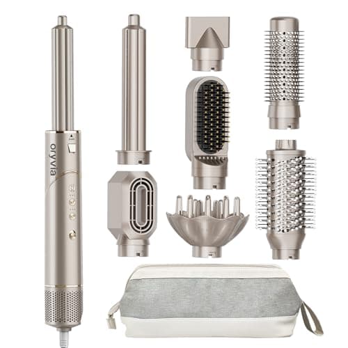 Oryvia Hair Styler et brosse pour sèche-cheveux 8 en 1, styler à air rotatif 1200 W, brosse à air chaud à ions négatifs haute vitesse 130 000 tr/min, bigoudi à air pour...