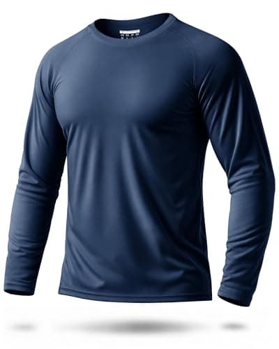 Boladeci Rash Guard Chemises de bain pour hommes UPF 50+ Vêtements de protection UV Chemises de soleil pour hommes Chemises de soleil à manches longues SPF Block T-shirt de protection solaire pour hommes Hauts d'été Randonnée...