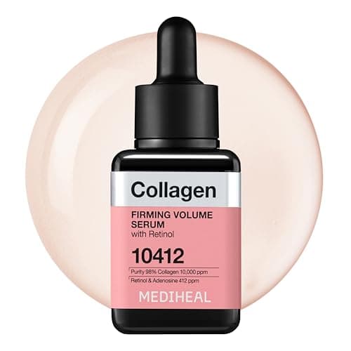MEDIHEAL Collagen Firming Serum with Retinol for Elasticity, Anti-Aging, Wrinkle Care & Hydration, Glow Skin Look, Vegan Korean Skincare, 1.35 Fl Oz
