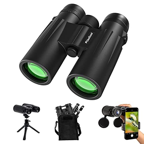 Usogood 12x50 High Definition Binoculars for Adults with Phone Adapter and Tripod, 2.5m Close Focus Binoculars for Bird Watching Stargazing...
