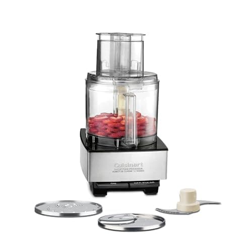 Cuisinart Food Processor 14-Cup Chopper for Mincing, Dicing, Shredding, Puree & Kneading Dough, Stainless Steel (DFP-14BCNYC)