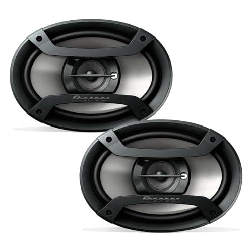 Pioneer TS-F6935R 3-Way Coaxial Car Audio Speakers - 6' x 9' Passive Car Speakers (Pair), 230 W Max Power, Black and Silver