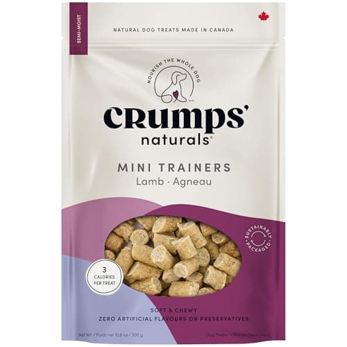 Crumps' Naturals, Mini Trainers Lamb (semi-Moist), 300 g, Dog Treats